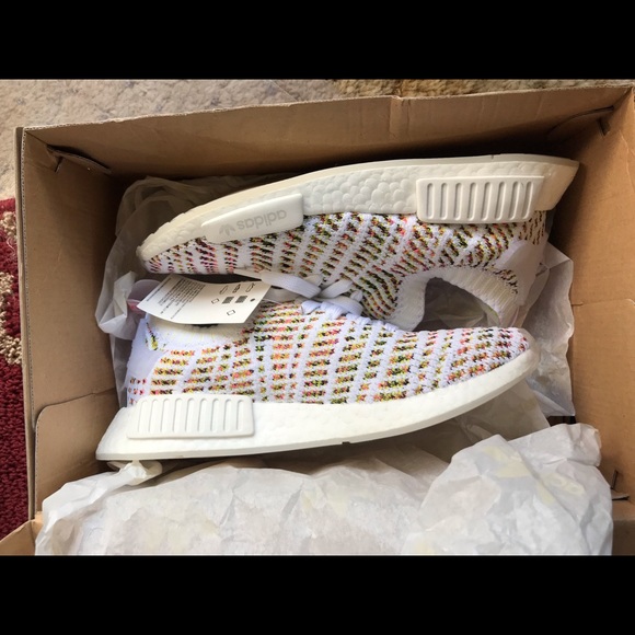 adidas Shoes - Nmds white and gold size 7.5